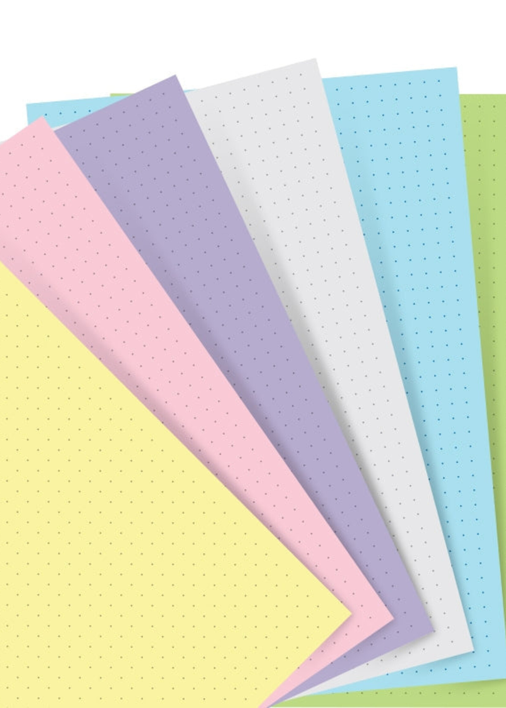 Filofax Notitieboek Vulling A5 Pastel 60vellen Dotted