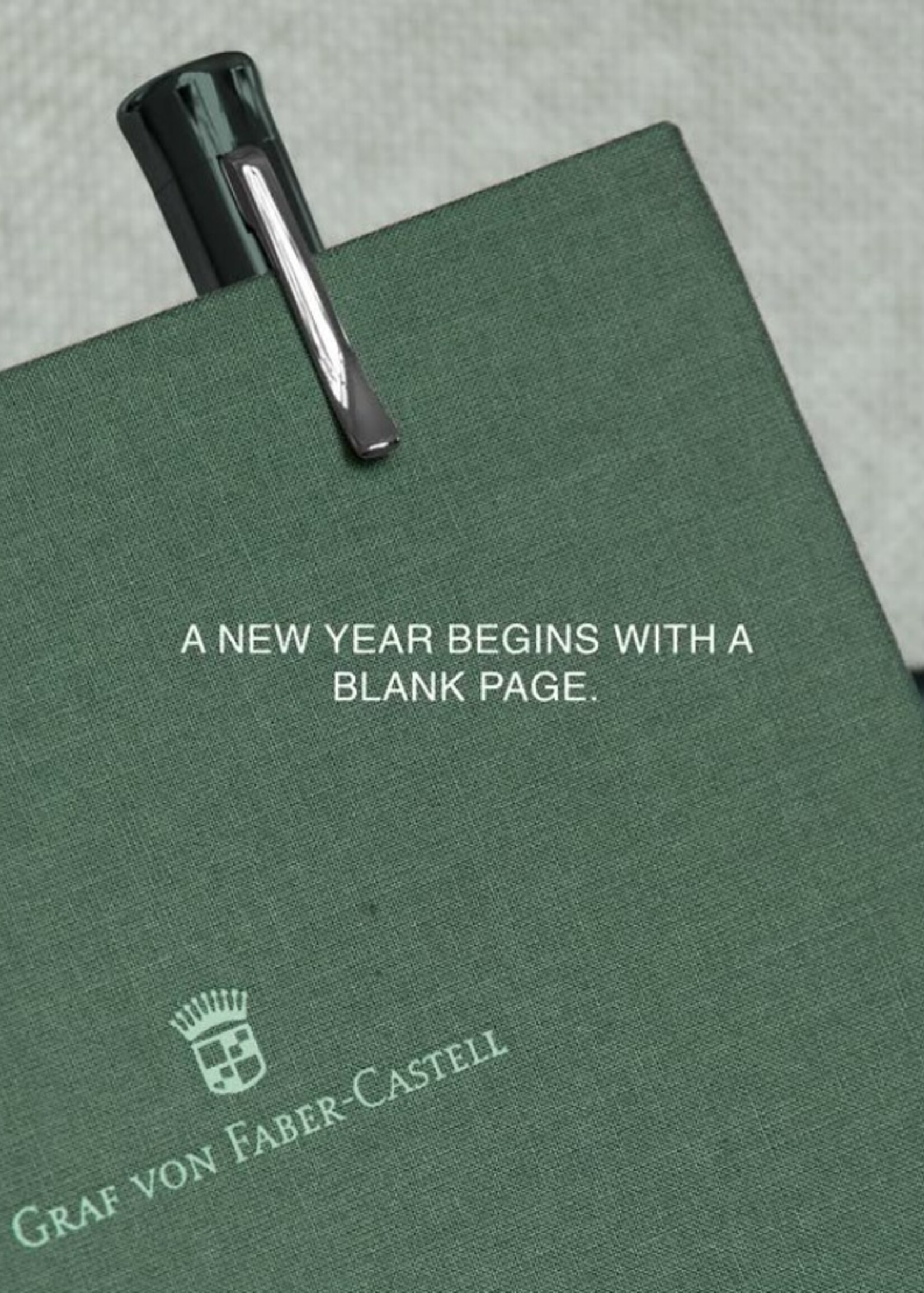 Graf von Faber-Castell Notebook A5 gelijnd Dark Green