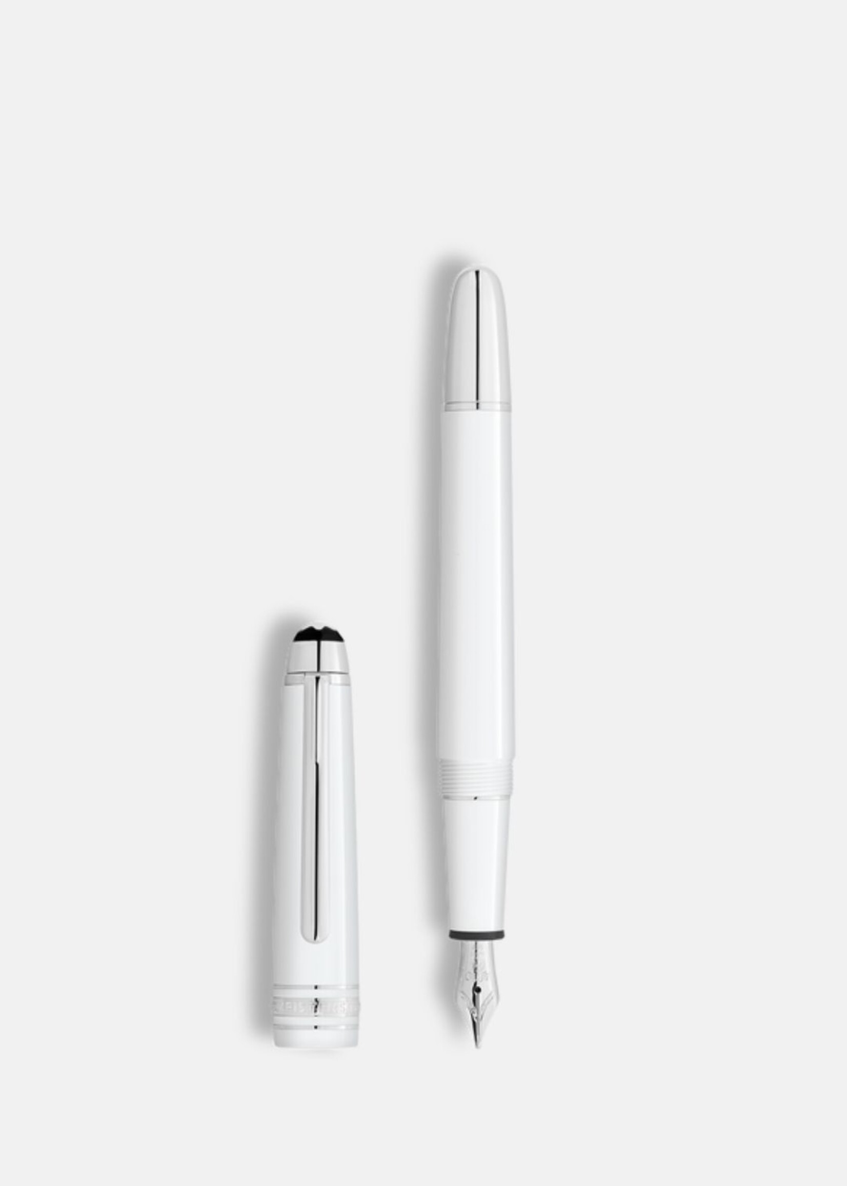 Montblanc Meisterstück 145 Classique Platinum White Vulpen Fijn