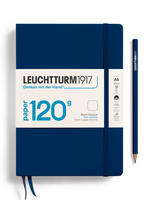Leuchtturm1917 Notitieboek Medium 120 g/m² Navy Blanco