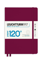 Leuchtturm1917 Notitieboek 120gr. Dotted A5 Port Red