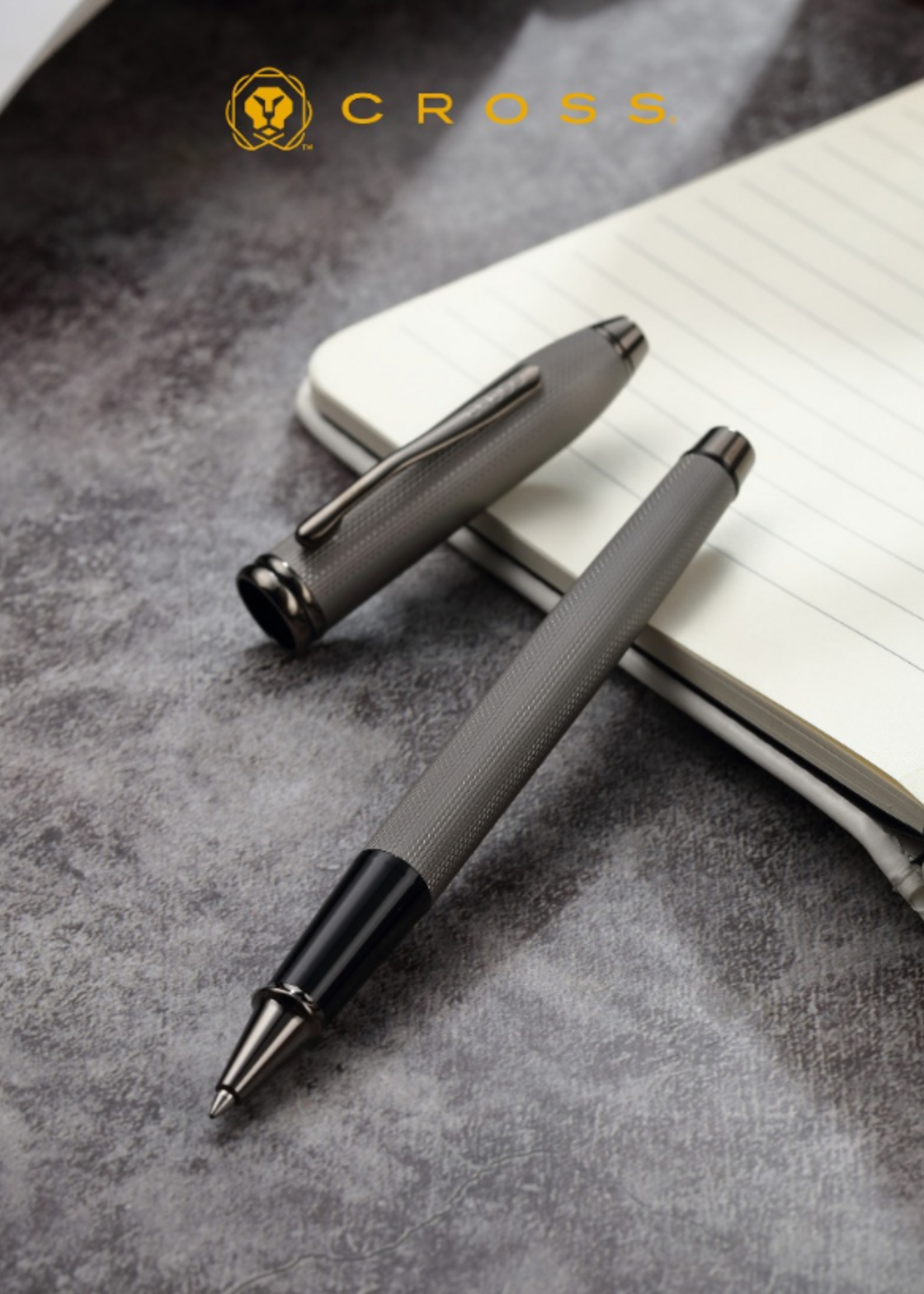 Cross Century II Grey Diamond Engraved Roller