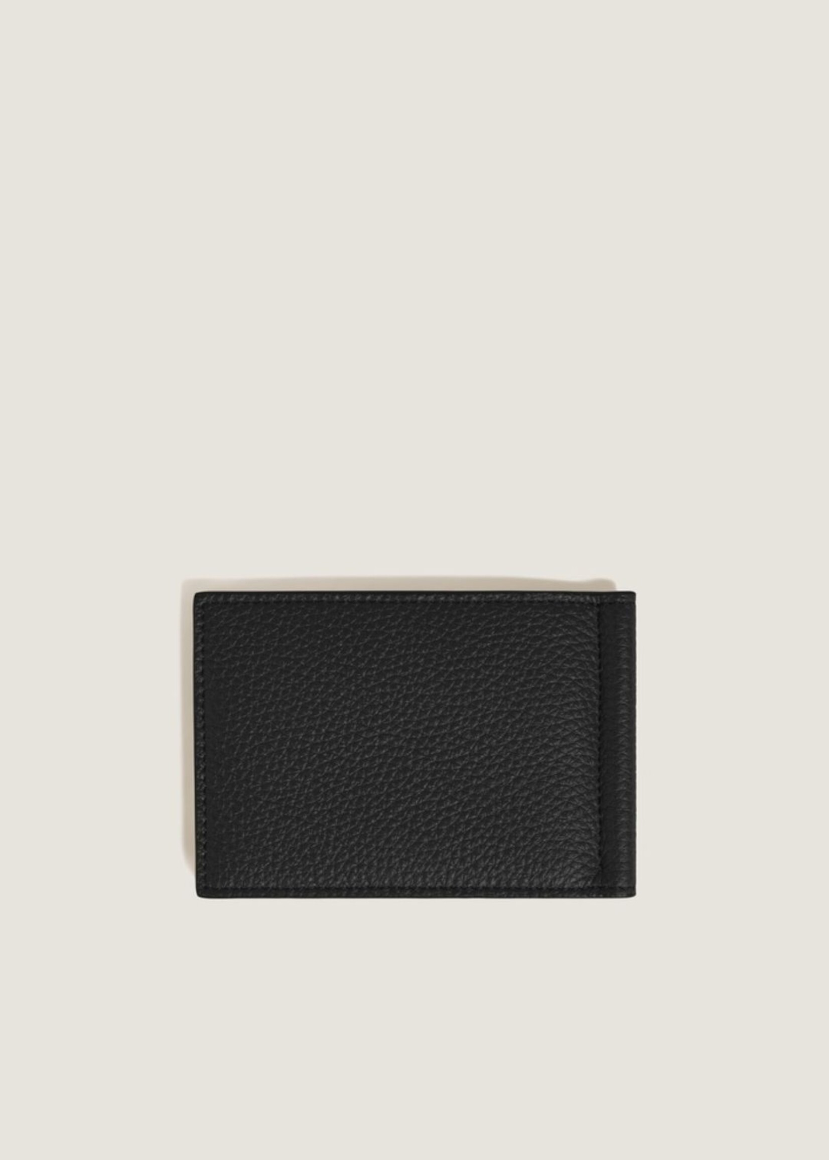 Montblanc Soft Grain Wallet 6cc + Moneyclip Black