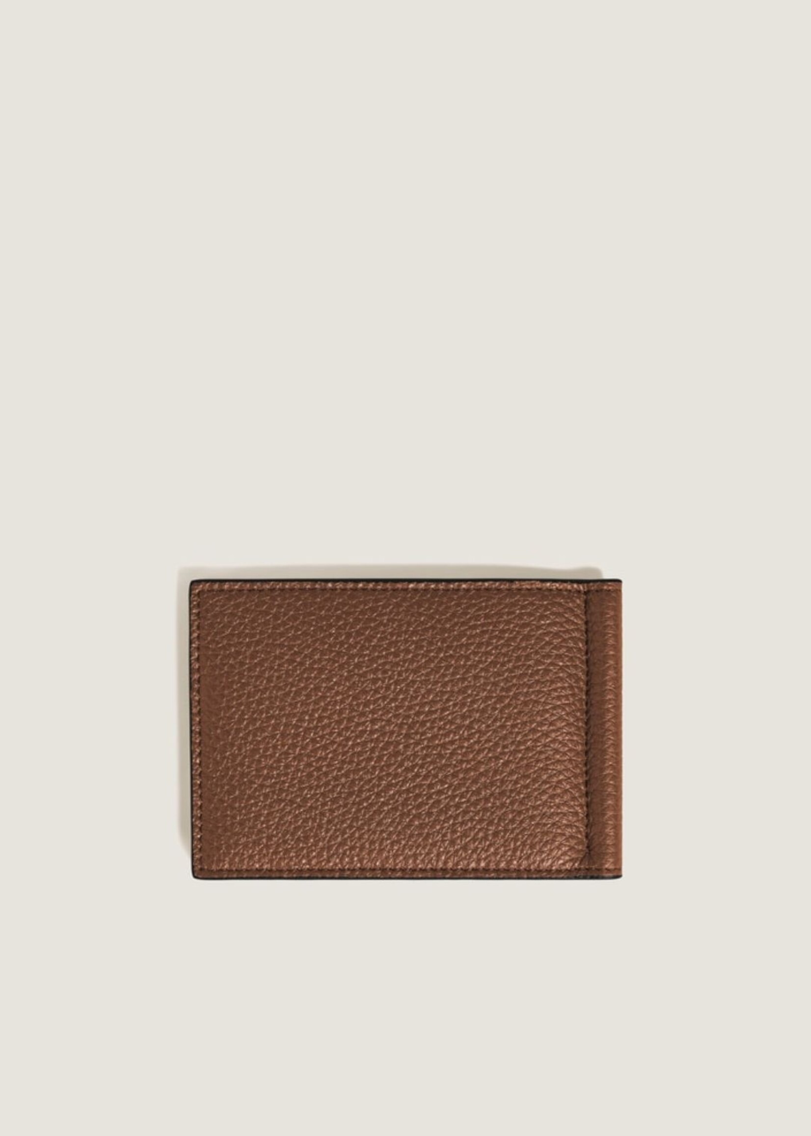 Montblanc Wallet 6cc + Moneyclip Soft Grain Fauve