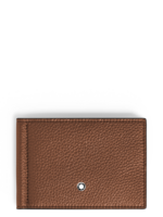 Montblanc Soft Grain Wallet 6cc + Moneyclip Fauve