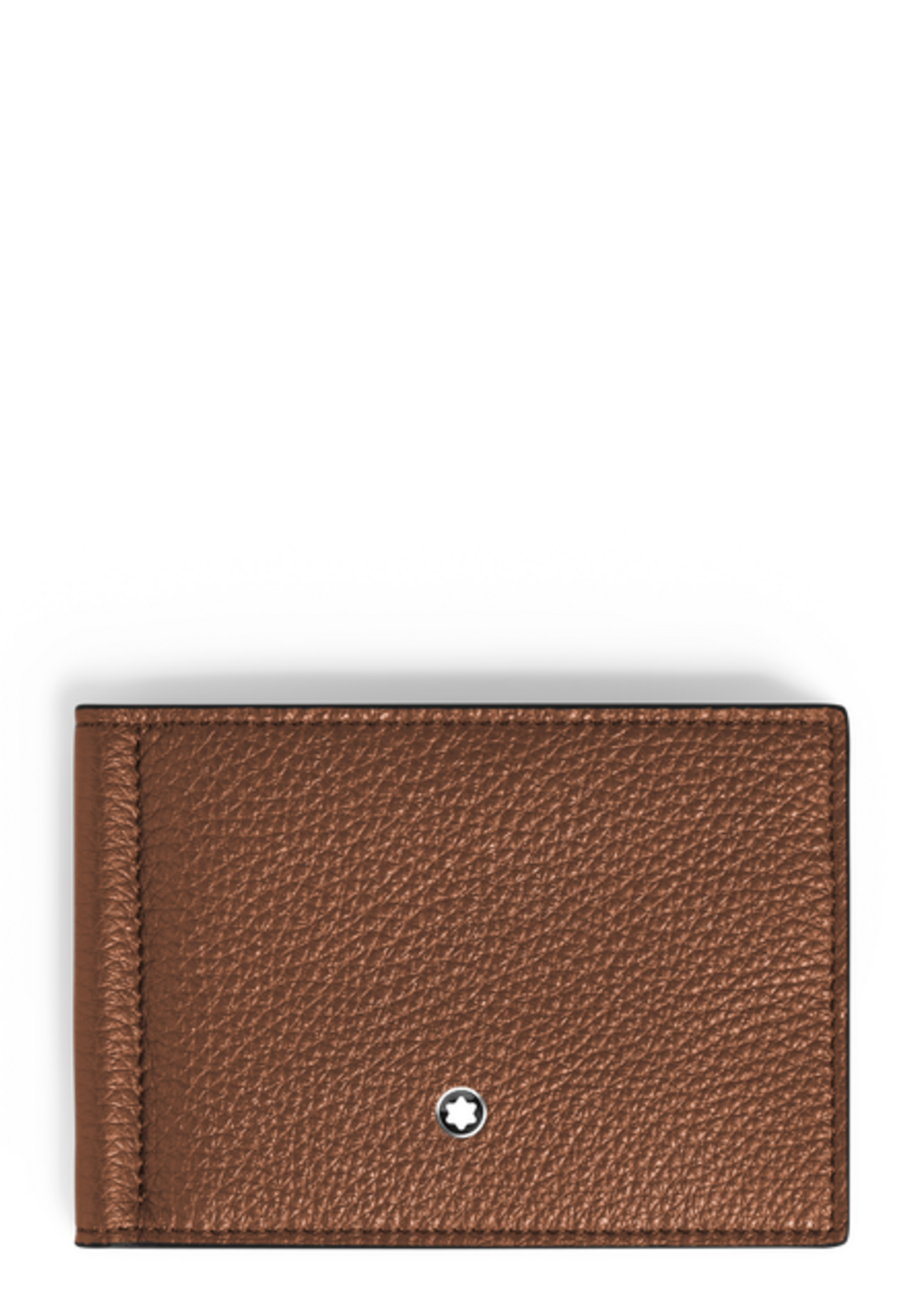 Montblanc Wallet 6cc + Moneyclip Soft Grain Fauve