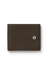 Graf von Faber-Castell Wallet Cashmere 4cc+coins Dark Brown