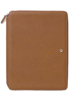 Graf von Faber-Castell Schrijfmap A4 rits/ tabletvak Epsom Cognac