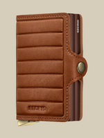 Secrid Twin Wallet Emboss Lines Cognac