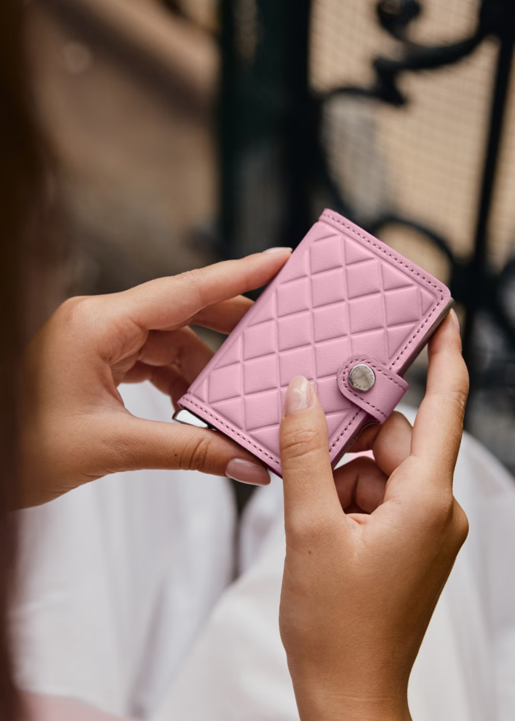Secrid Mini Wallet Premium Emboss Diamond Rose