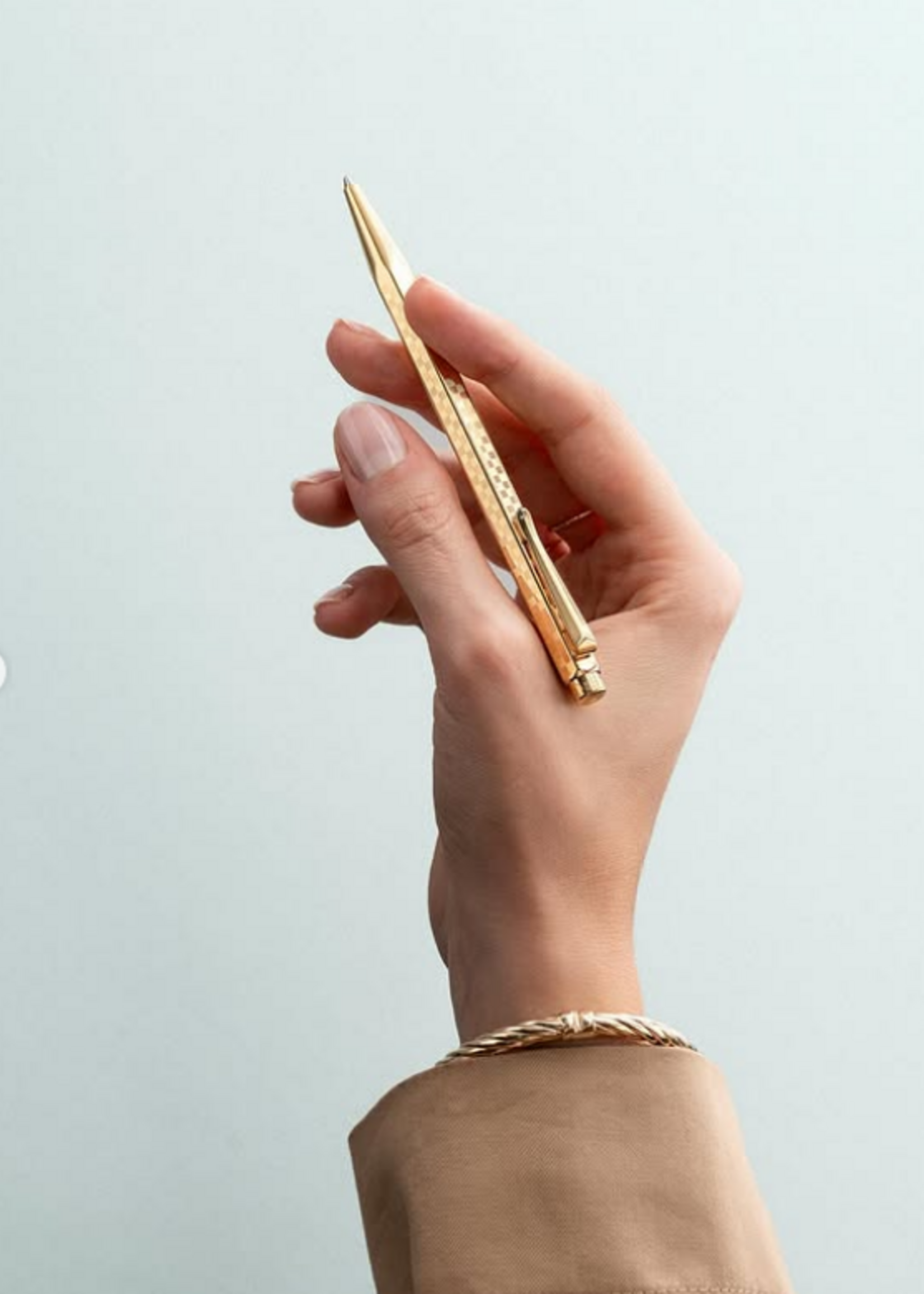 Caran d'Ache Ecridor Damier Gold Line Balpen