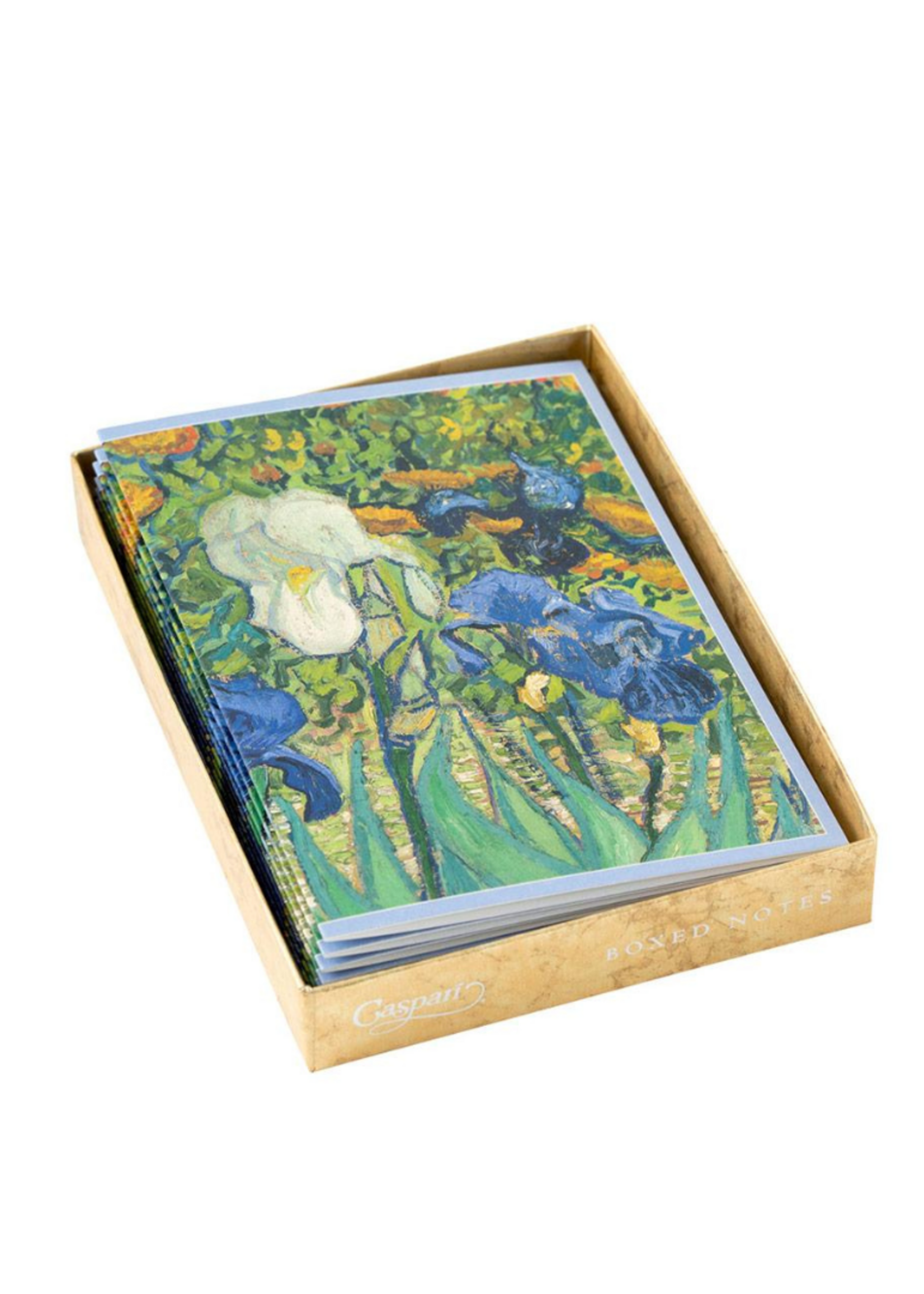 Caspari Wenskaart Art All Season verp./8 Van Gogh Irises