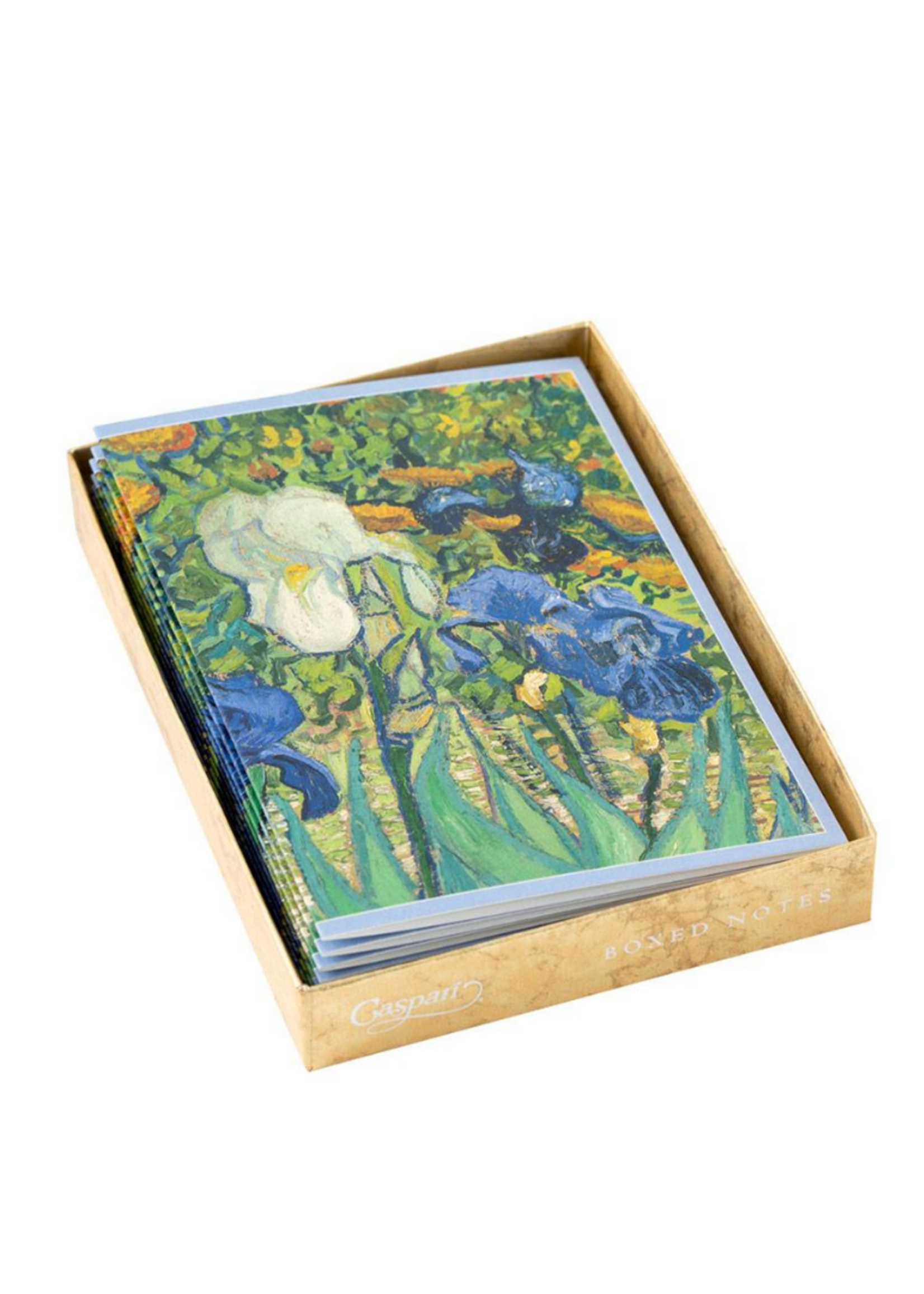 Caspari Wenskaarten verp./8 Art All Season - Van Gogh Irises