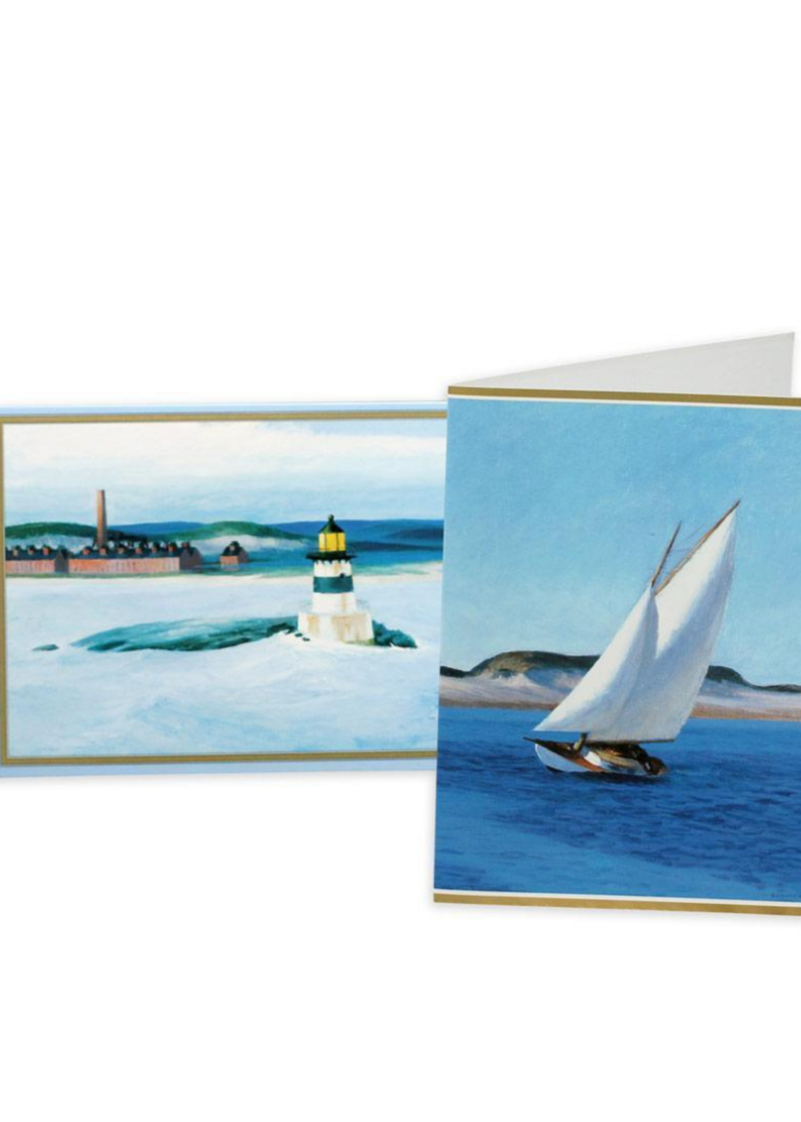 Caspari Wenskaarten verp./8 Art All Season - Hopper