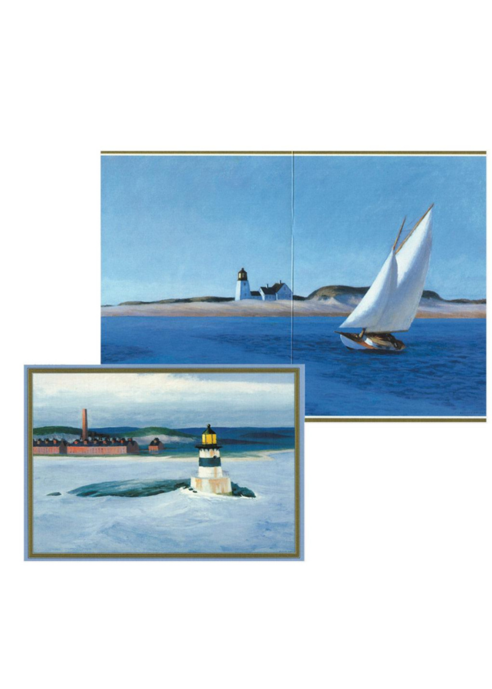 Caspari Wenskaart Art All Season verp./8 Hopper