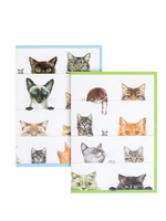 Caspari Wenskaart Art All Season verp./8 Kitties