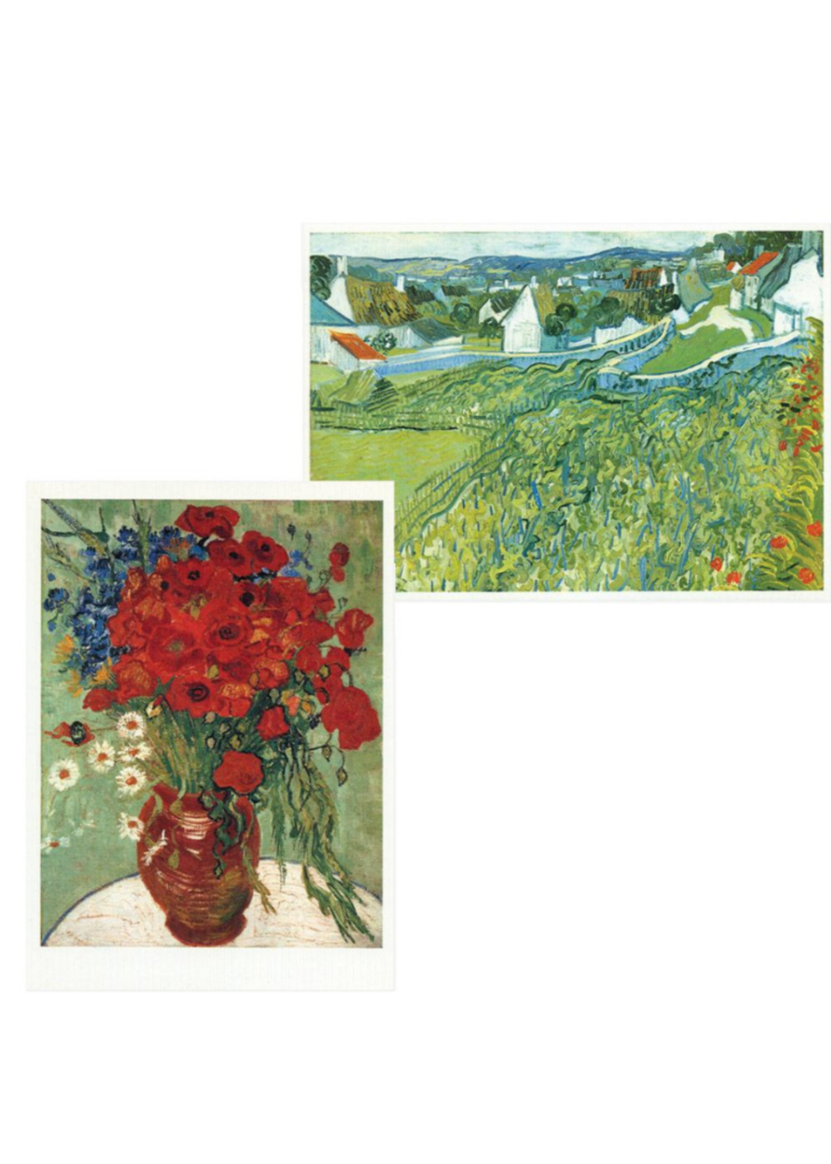 Caspari Wenskaarten verp./8 Art All Season - Van Gogh