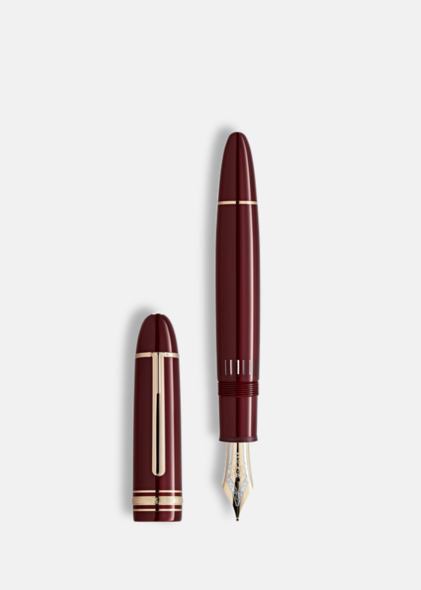 Montblanc Meisterstück 149 Burgundy Red Vulpen  (Au585/14K - 0.453 g) 0.50 mm F- Fijn