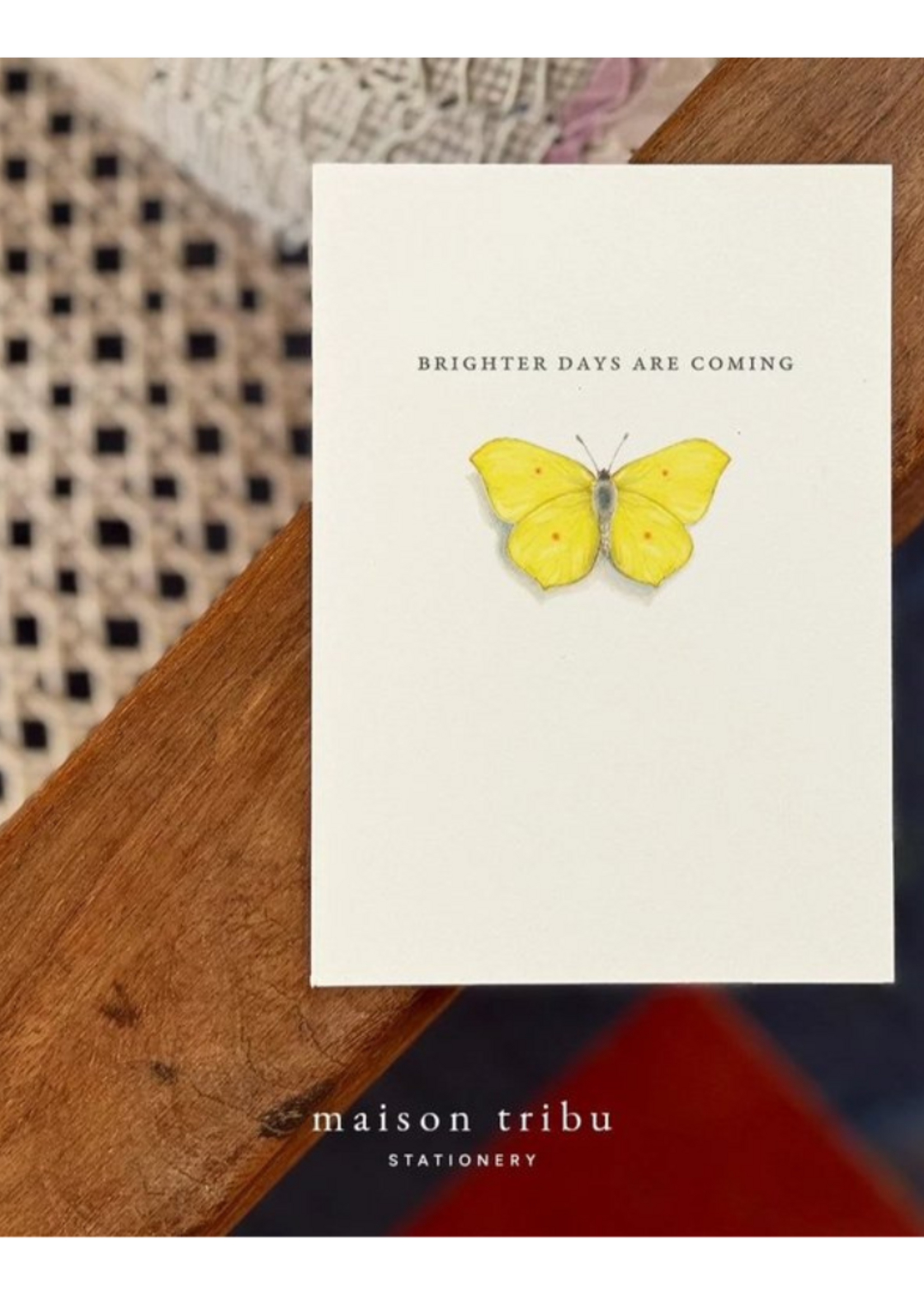 maison tribu Wenskaart Art All Season Brighter Days Are Coming