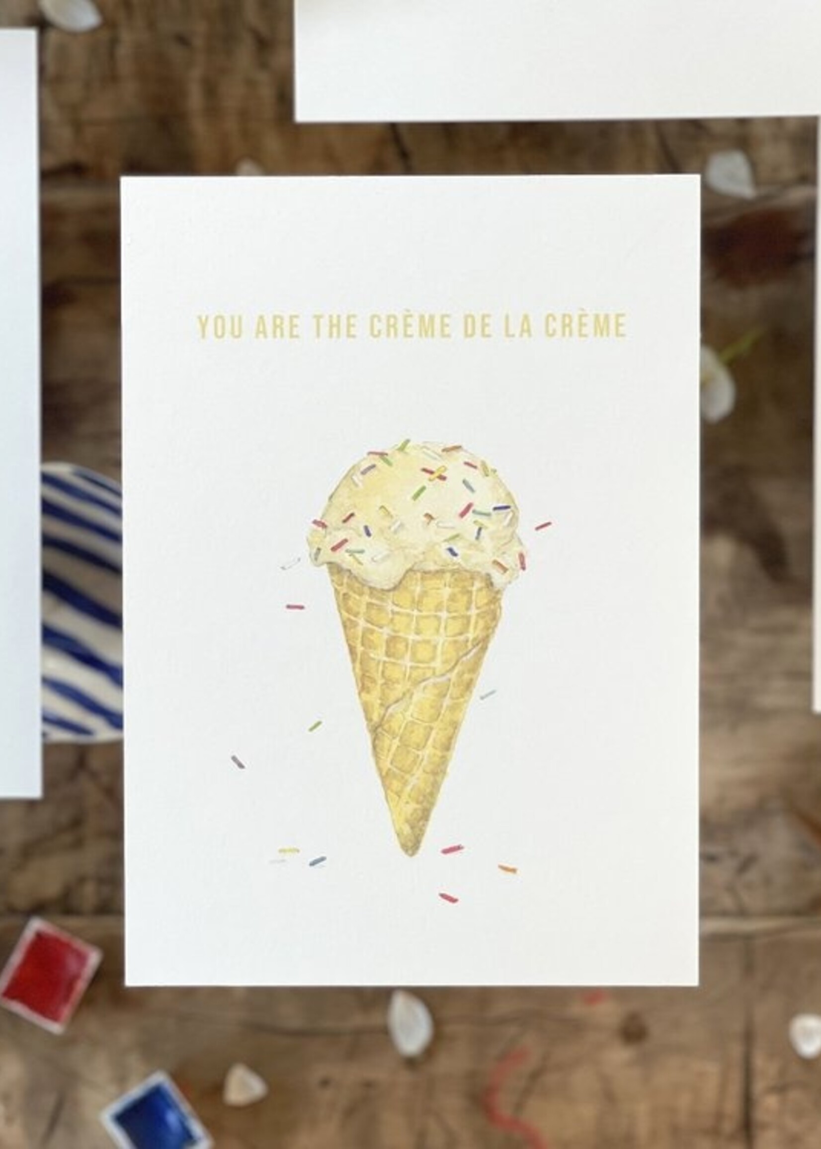 maison tribu Wenskaart Art All Season Crème de la Crème