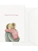 maison tribu Wenskaart Art All Season You Give The Best Hugs