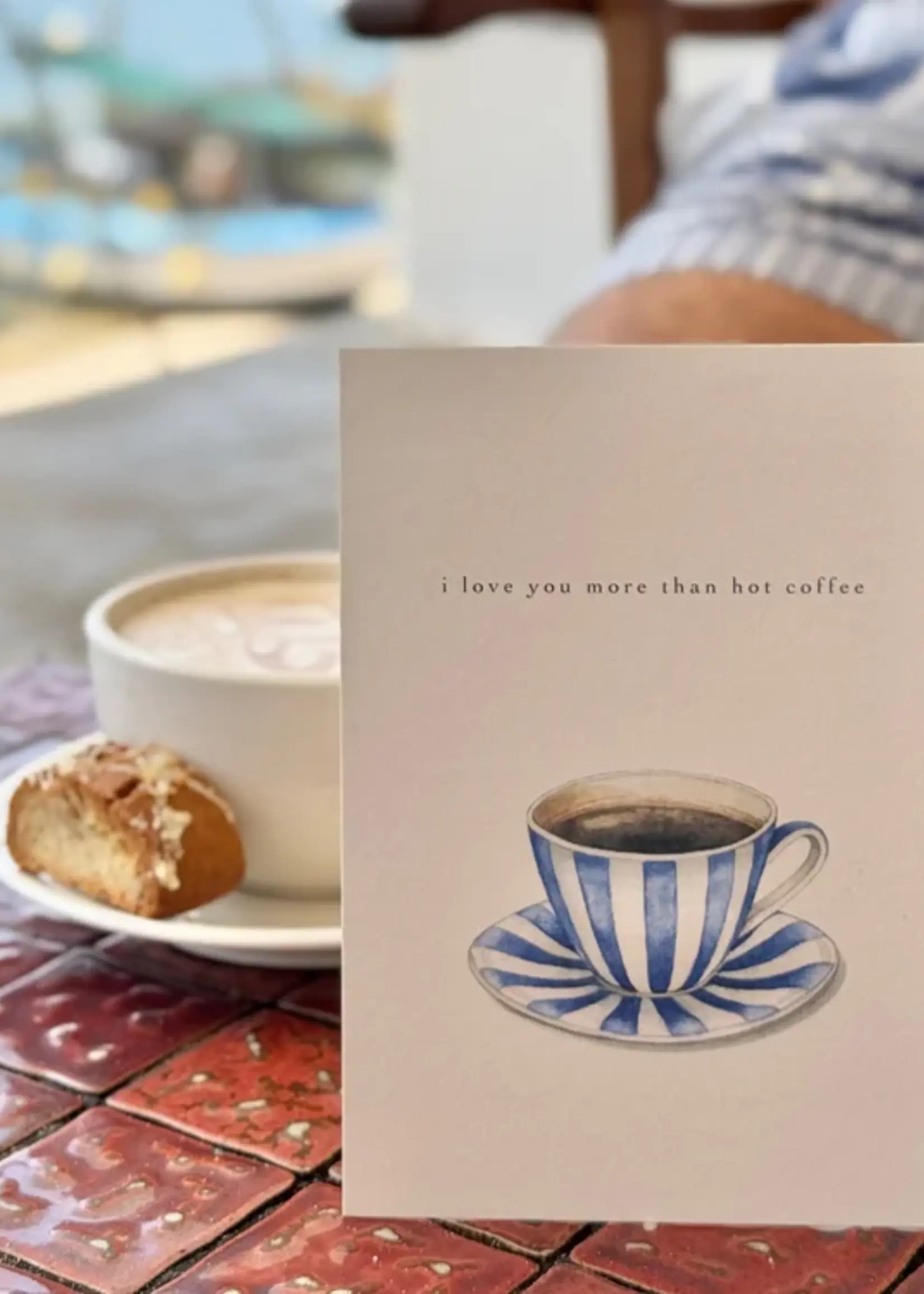 maison tribu Wenskaart Art All Season More Than Hot Coffee