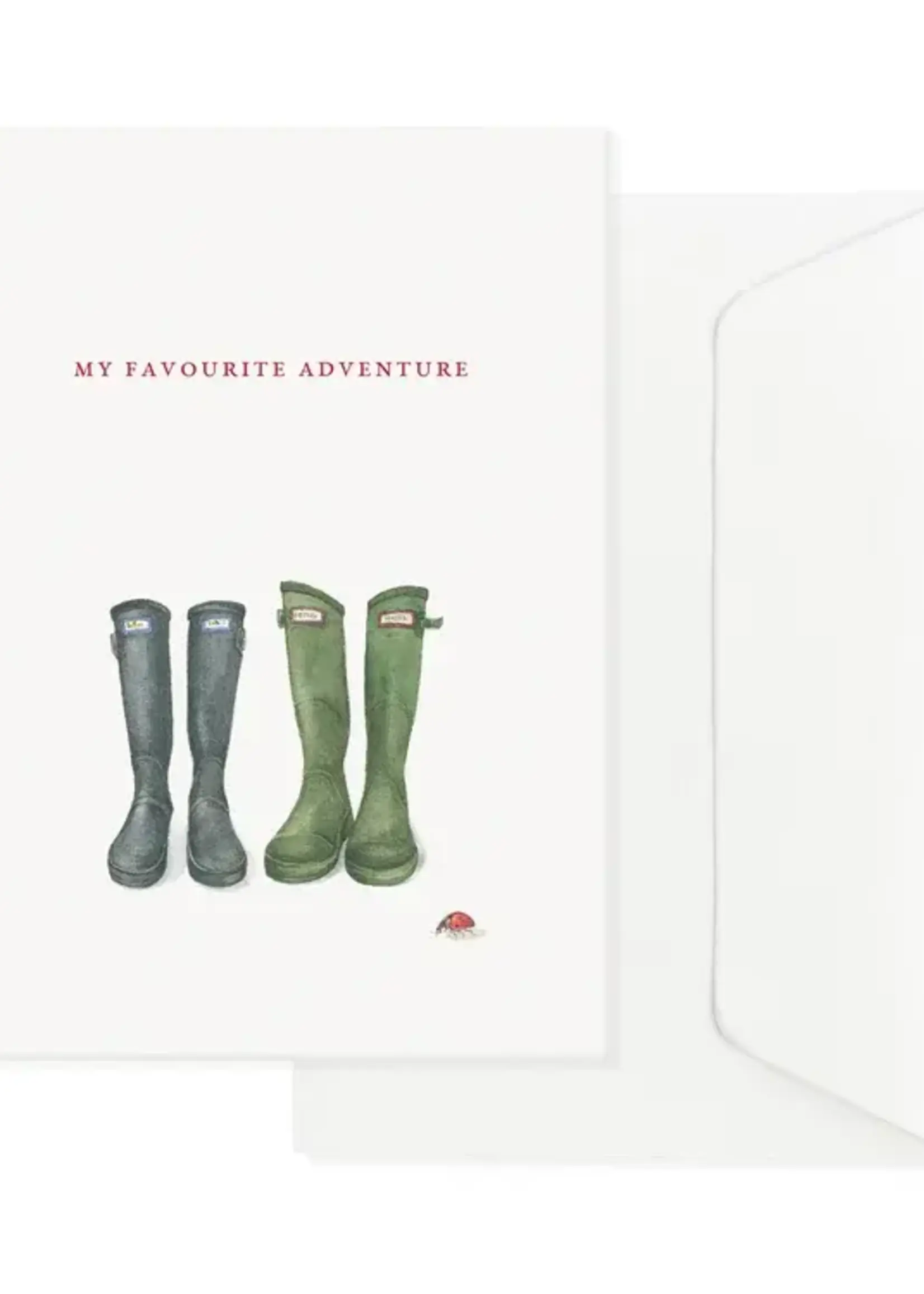 maison tribu Wenskaart Art All Season My Favourite Adventure