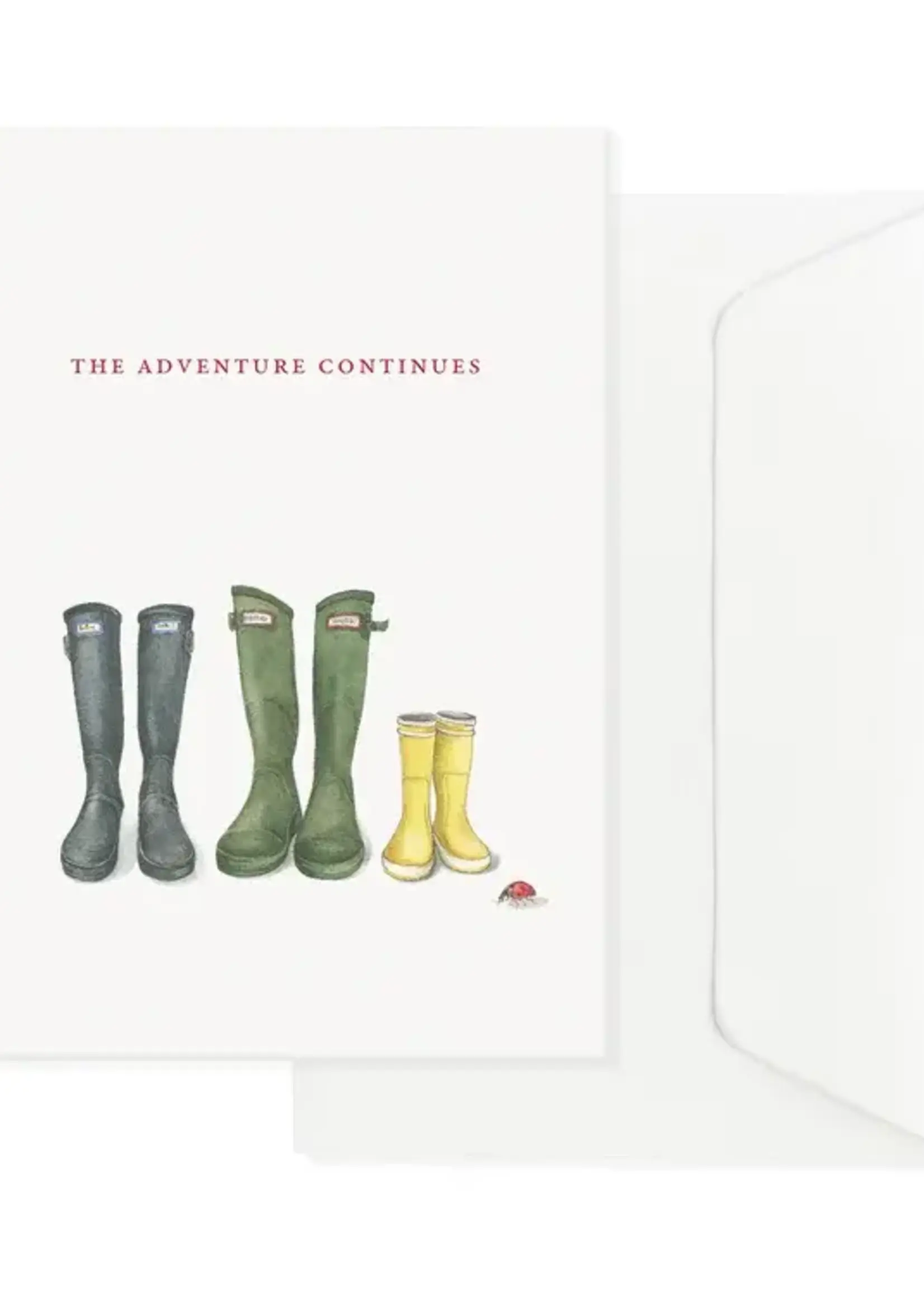 maison tribu Wenskaart Art All Season The Adventure Continues