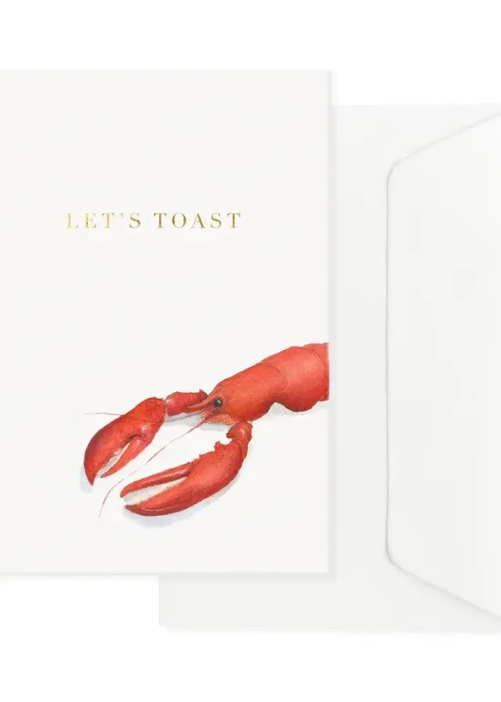 maison tribu Wenskaart Art All Season Toast & Lobster