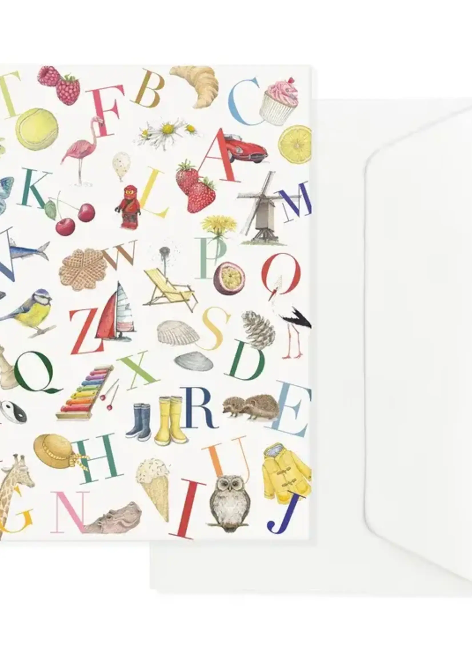 maison tribu Wenskaart Art All Season The Alphabet Jungle