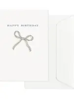Maison Tribu Happy Birthday Navy Bow