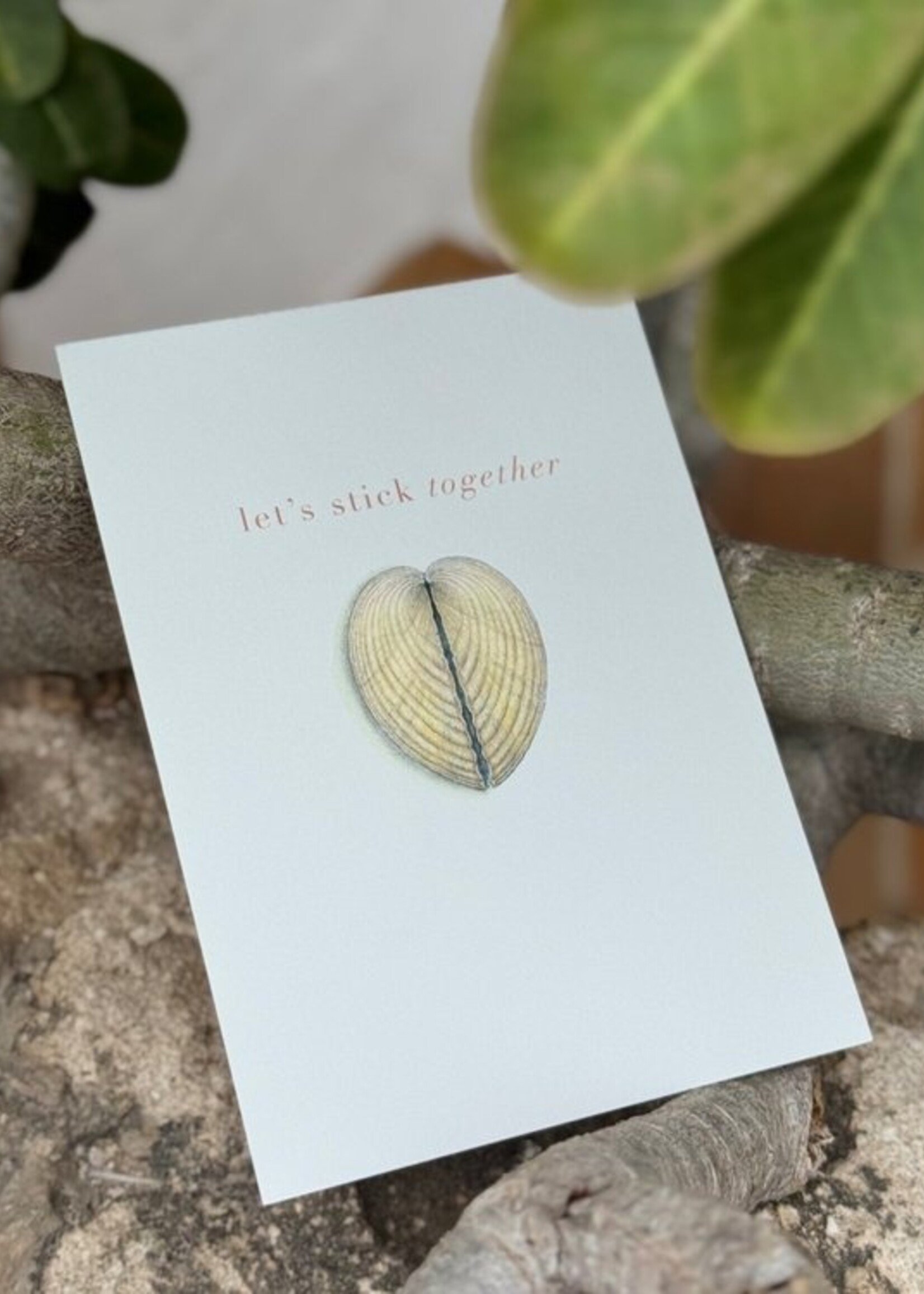 maison tribu Wenskaart Art All Season Let's Stick Together