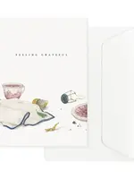 maison tribu Wenskaart Art All Season After Dinner, Feeling Grateful