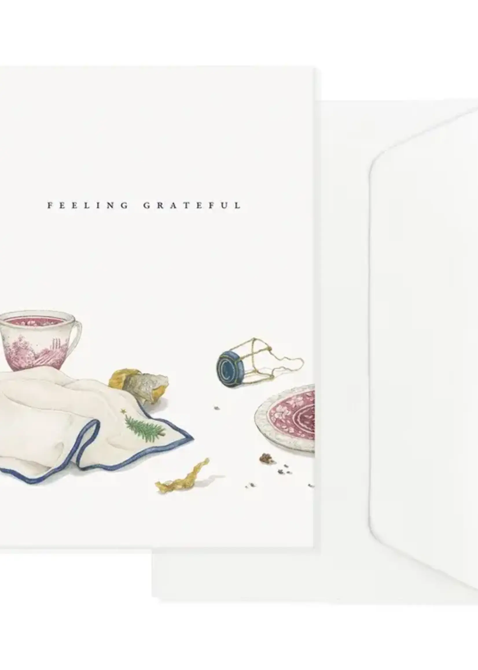 maison tribu Wenskaart Art All Season After Dinner, Feeling Grateful