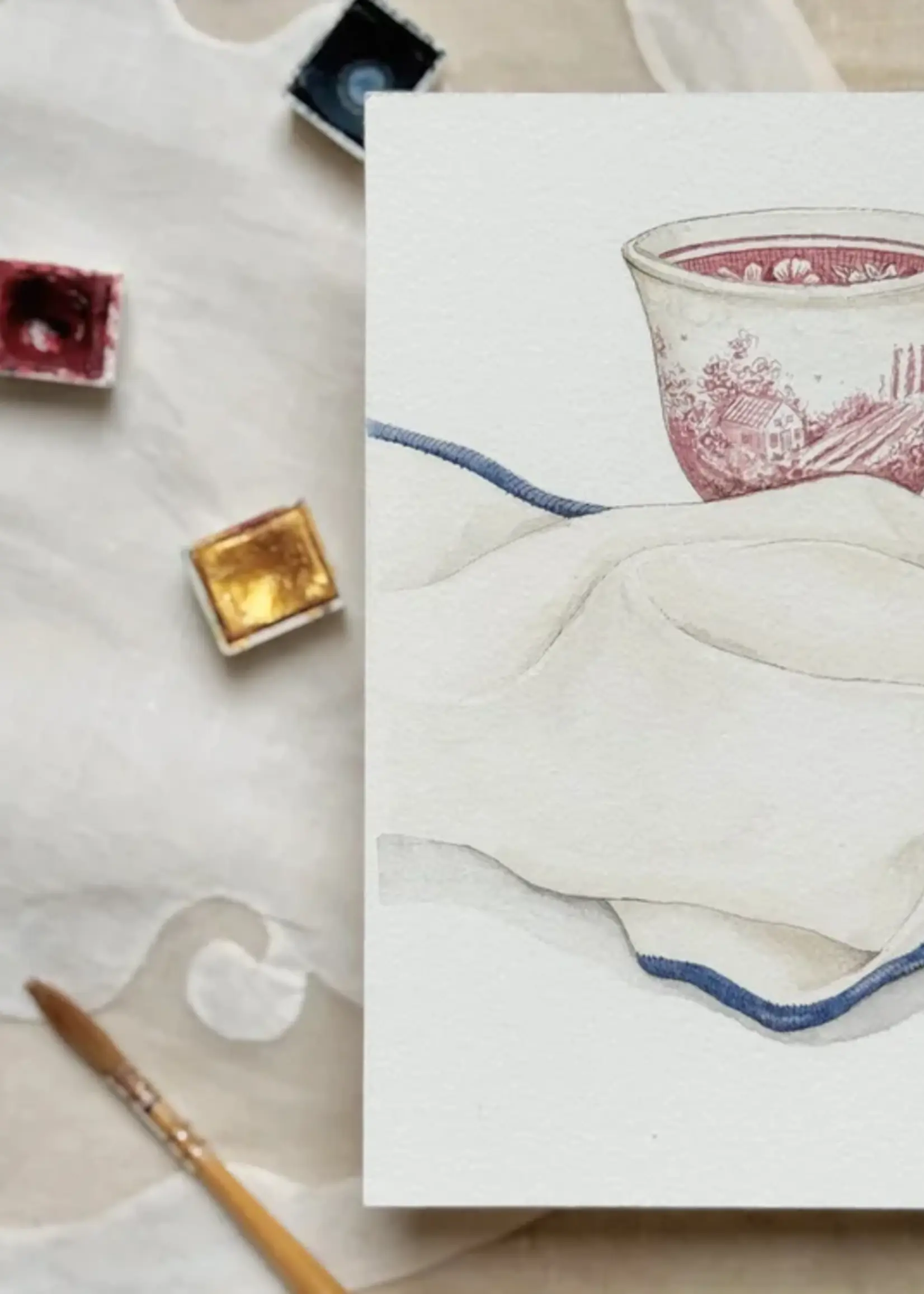 maison tribu Wenskaart Art All Season After Dinner, Feeling Grateful