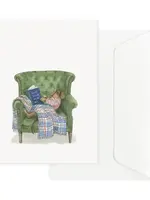 maison tribu Wenskaart Art All Season New Year, New Me Dachshund