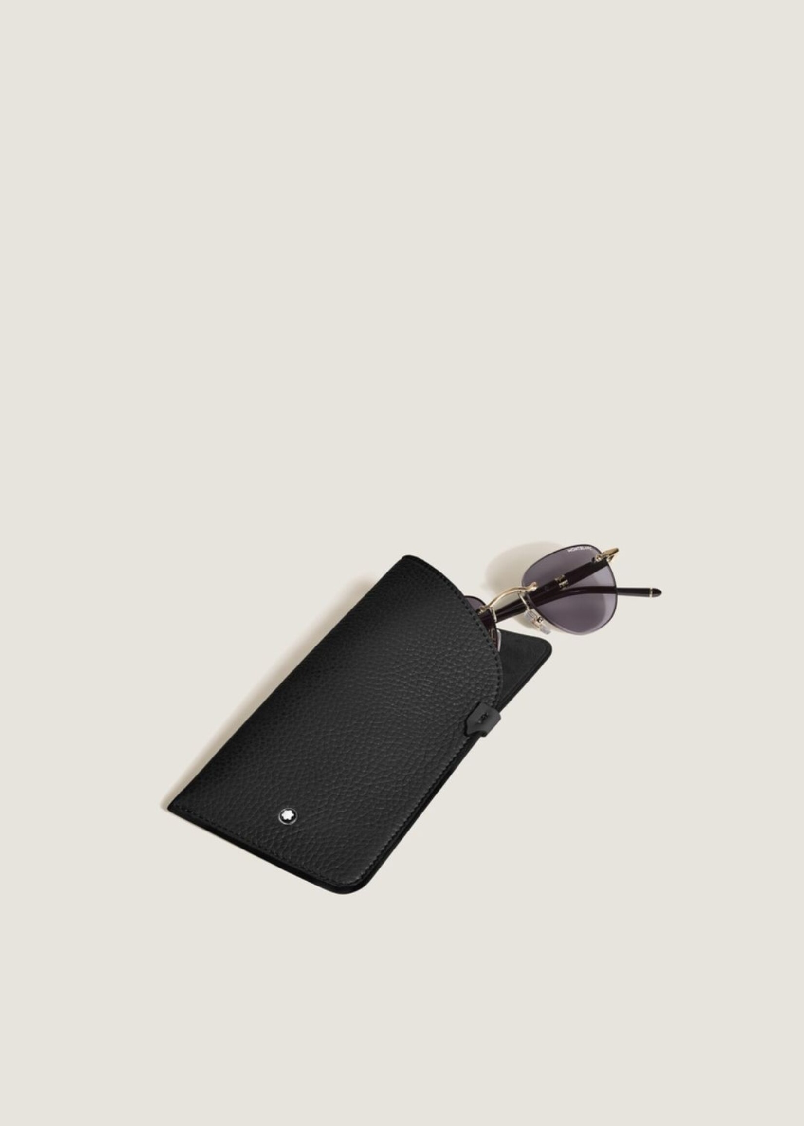 Montblanc Eyewear Pouch Soft Grain Black