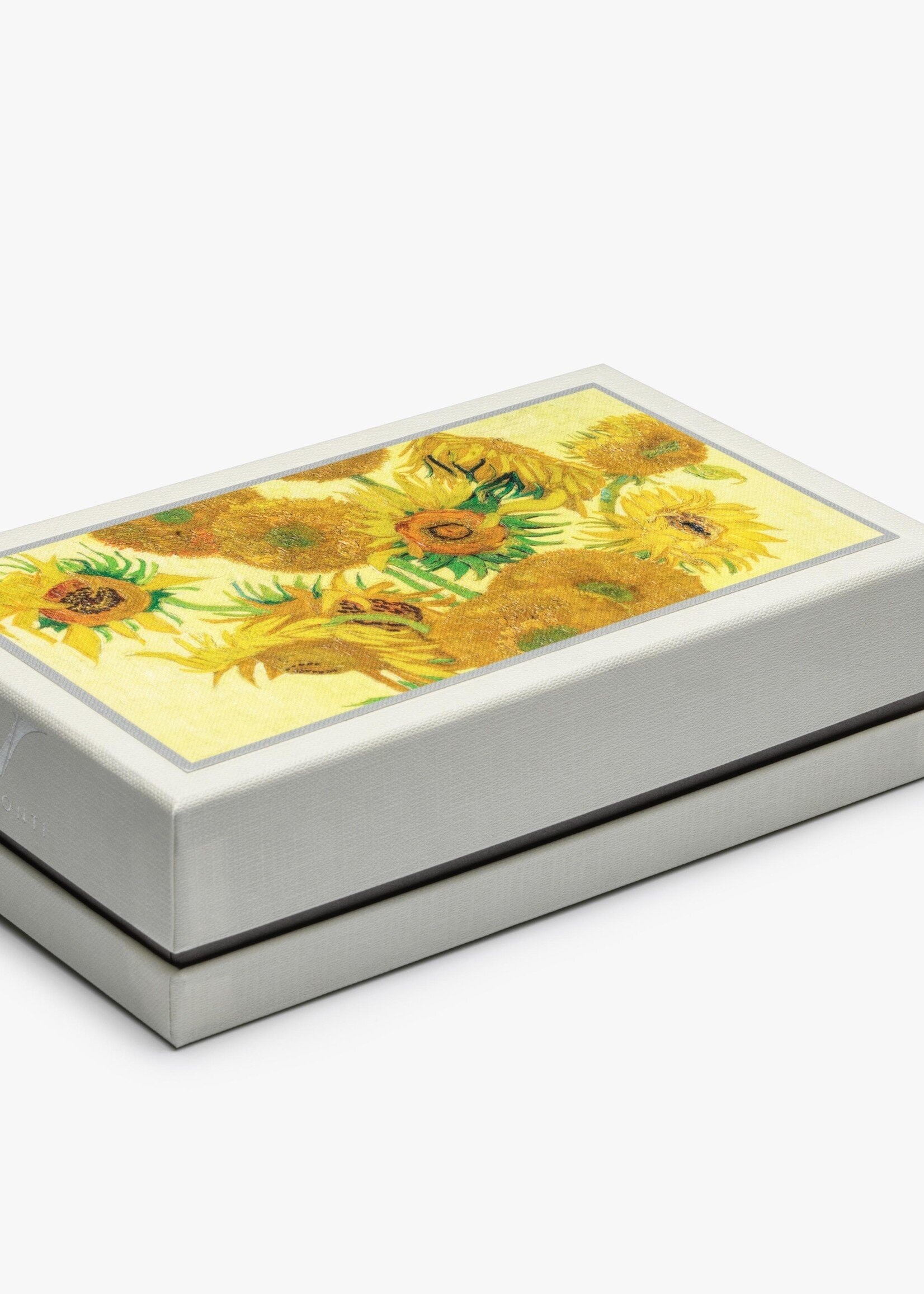Visconti Van Gogh 'Sunflowers' A10 Vulpen Geschenkbox met bladwijzer en inktpot (30ml)