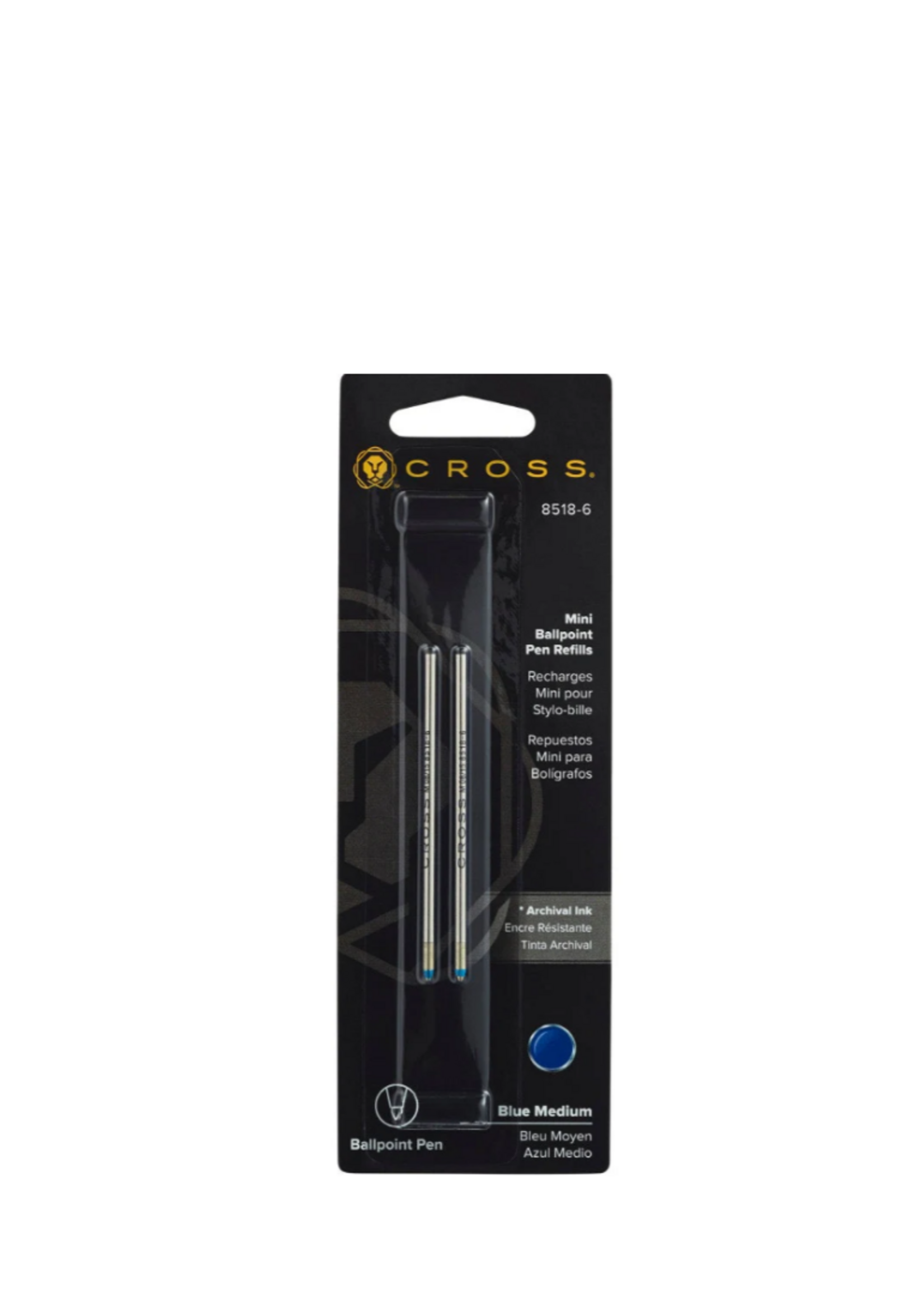 Cross Balpen Vulling Mini Medium Blauw