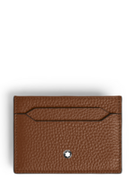 Montblanc Card Holder 4cc Soft Grain Fauve