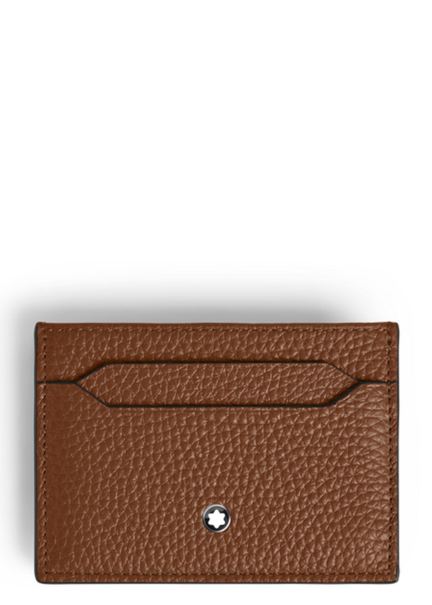 Montblanc Card Holder 4cc Soft Grain Caramel