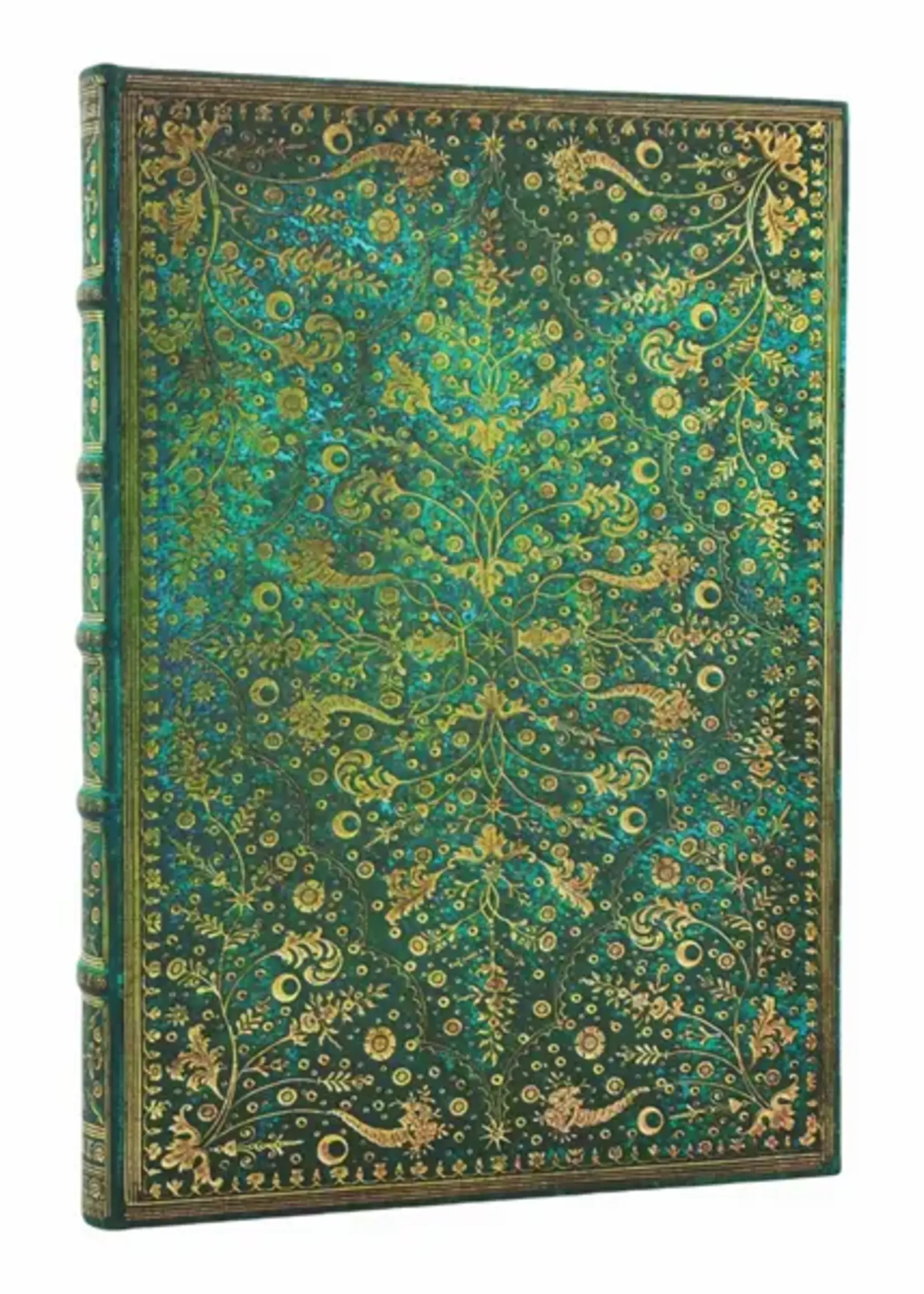 Paperblanks Grande A4 Gelijnd Emerald Flower