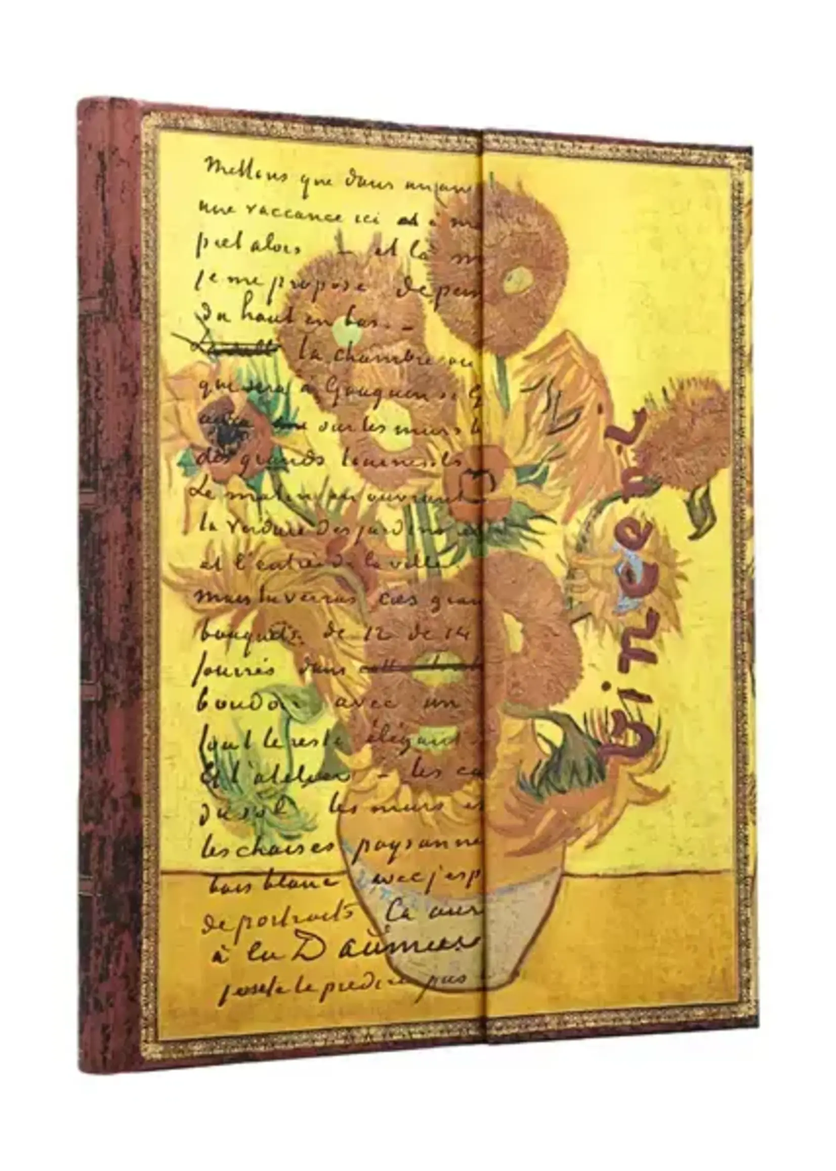 Paperblanks Notebook Ultra A5 Gelijnd Van Gogh's Sunflowers
