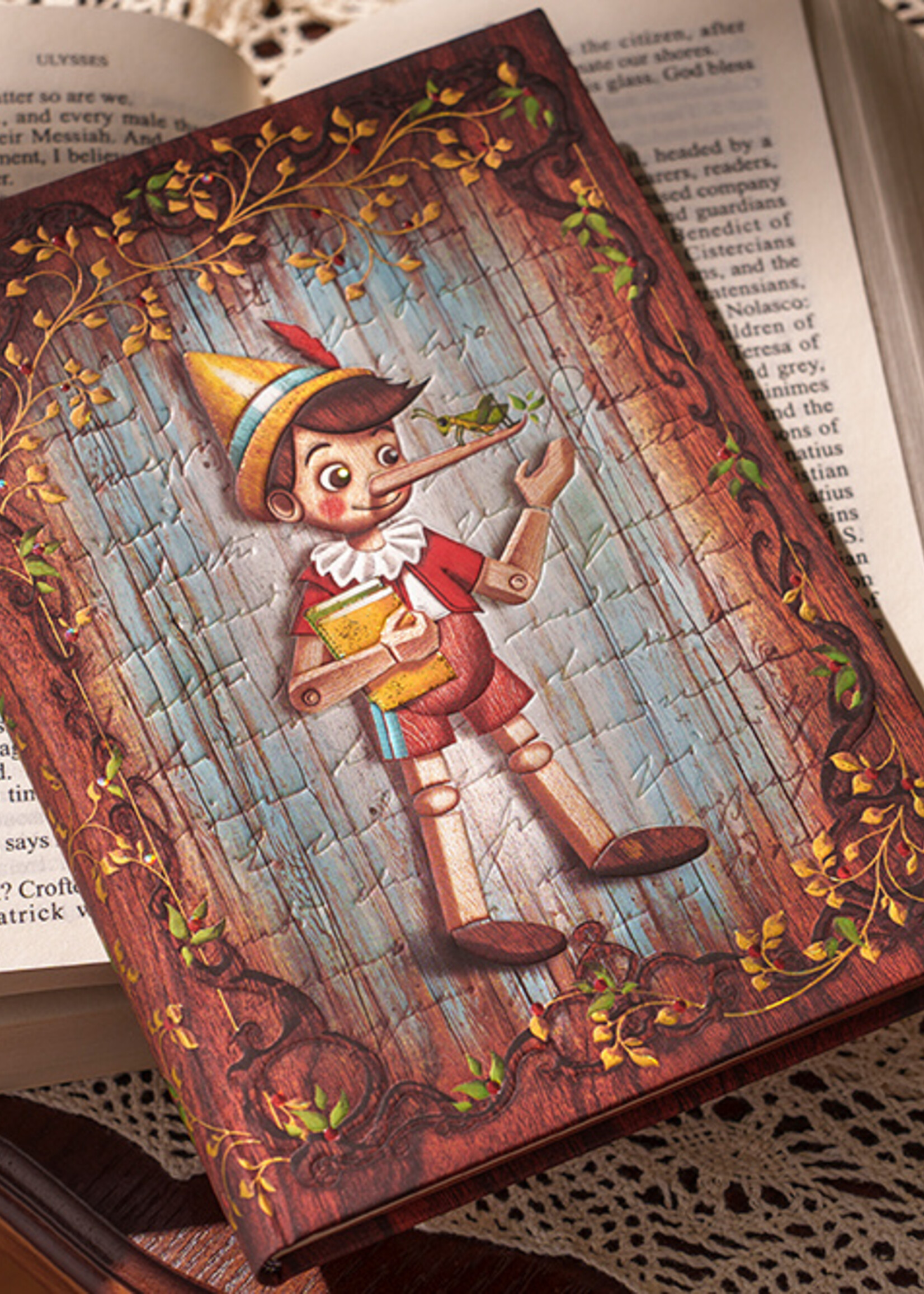 Paperblanks Notebook Ultra Blanco Carlo Collodi - Pinocchio