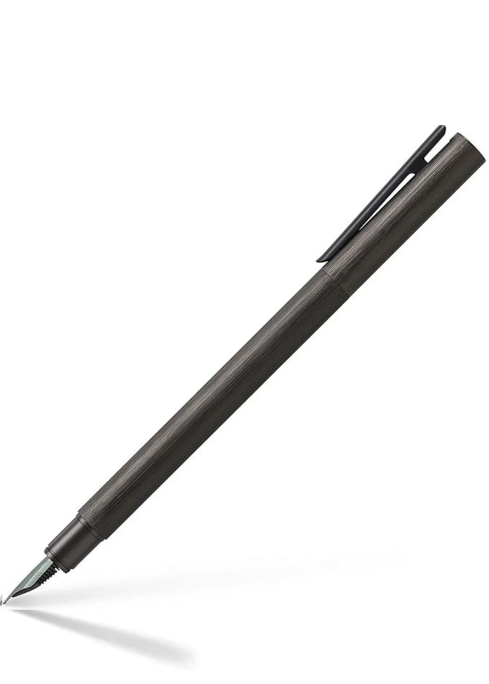 Faber-Castell Neo Slim Aluminium Gun Metal Black Vulpen