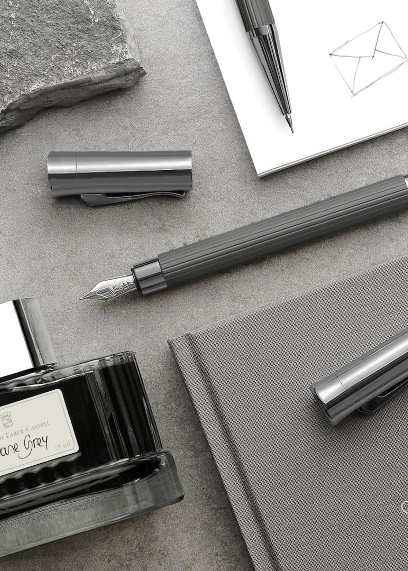 Graf von Faber-Castell Inkt Vullingen verp./6 - Stone Grey