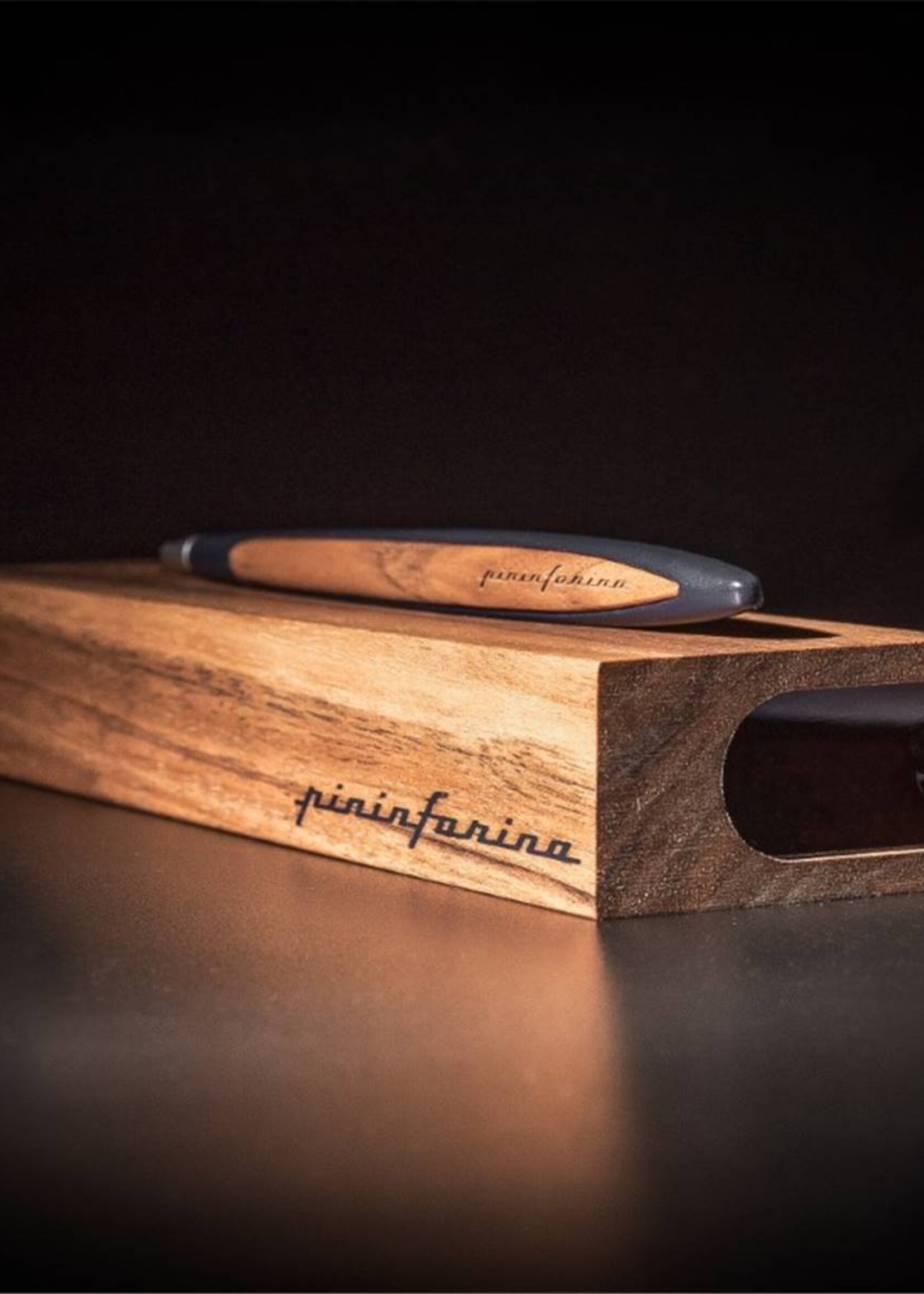 Pininfarina Cambiano Walnut Mat Blue Balpen