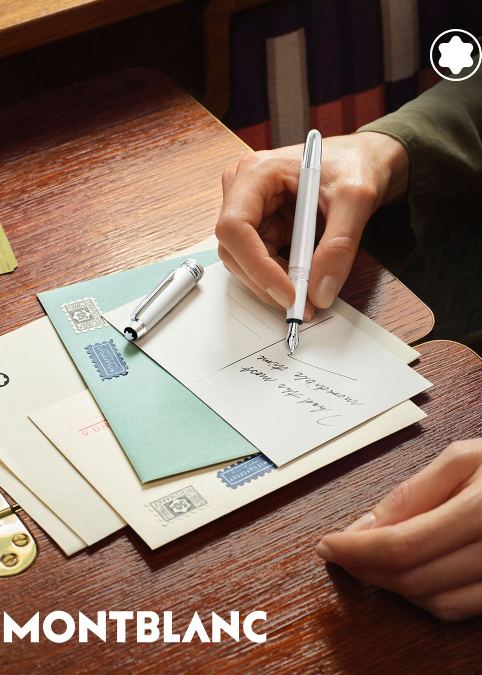 Montblanc Meisterstück 145 Classique Platinum White Vulpen Fijn