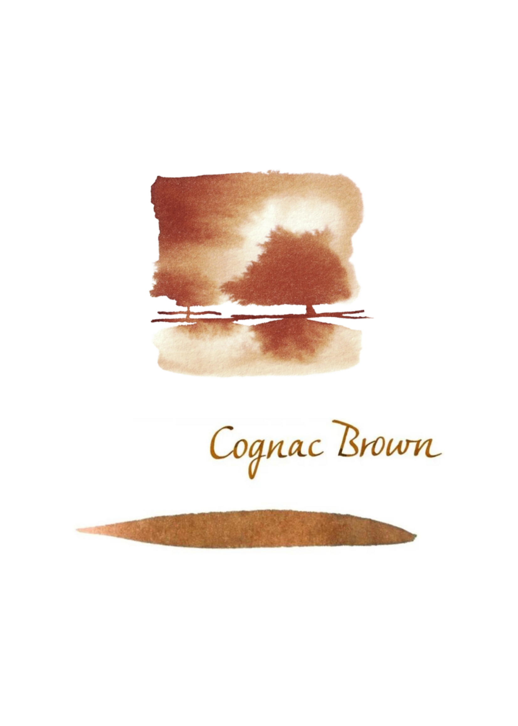 Graf von Faber-Castell Inktpot 75ml - Cognac Brown