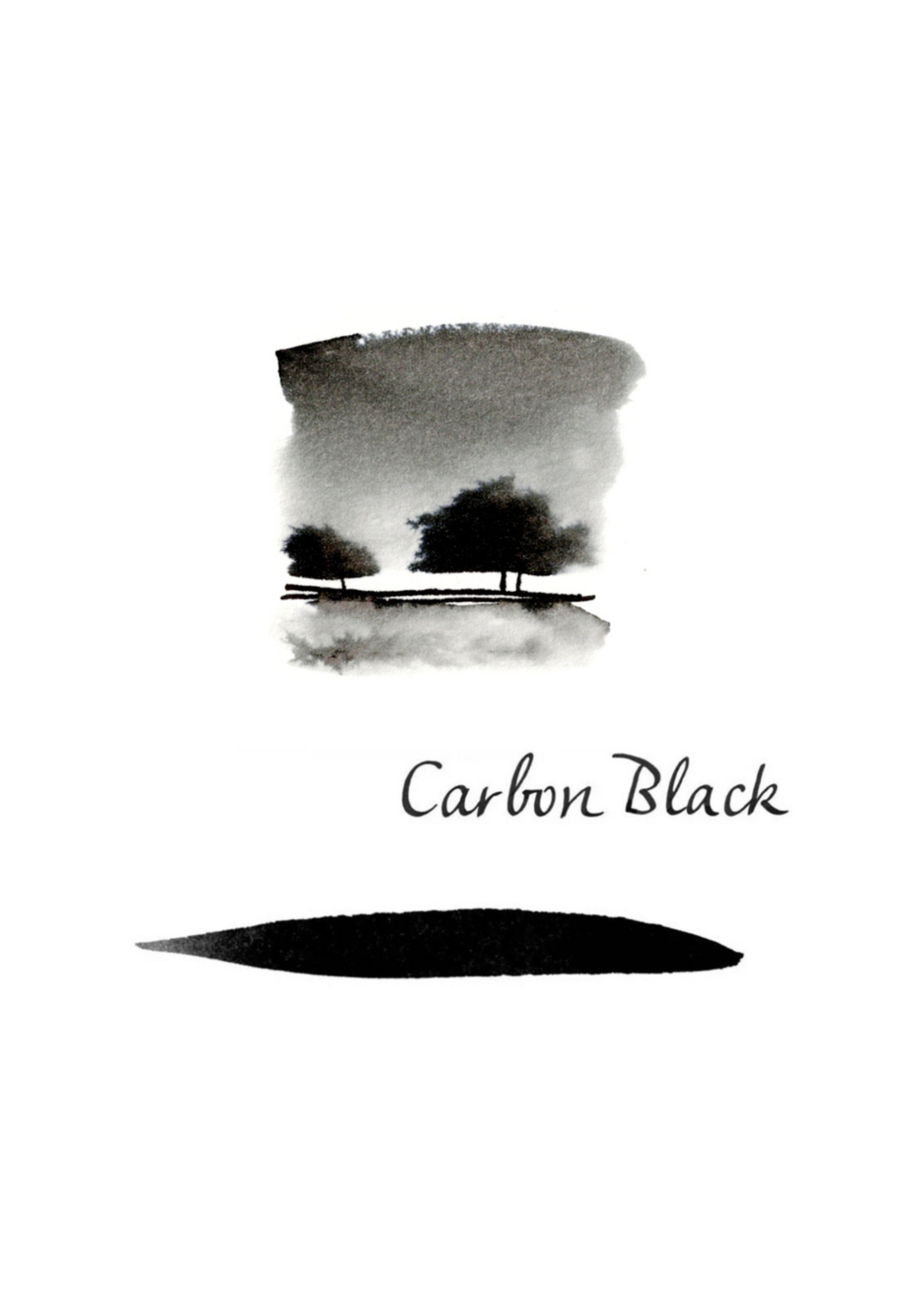 Graf von Faber-Castell Inktpot 75ml - Carbon Black